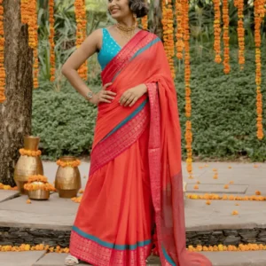 Cotton Party wear saree