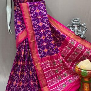 Purple Patola Silk Saree