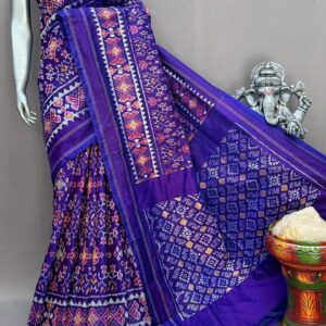 Purple Patola Silk Saree